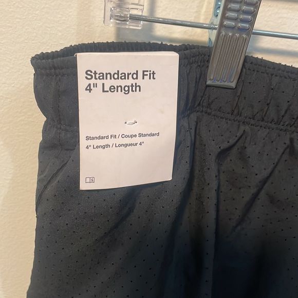 2 NWT Nike men’s blue and black large standard fit 4” length XXL shorts workout - Picture 8 of 11